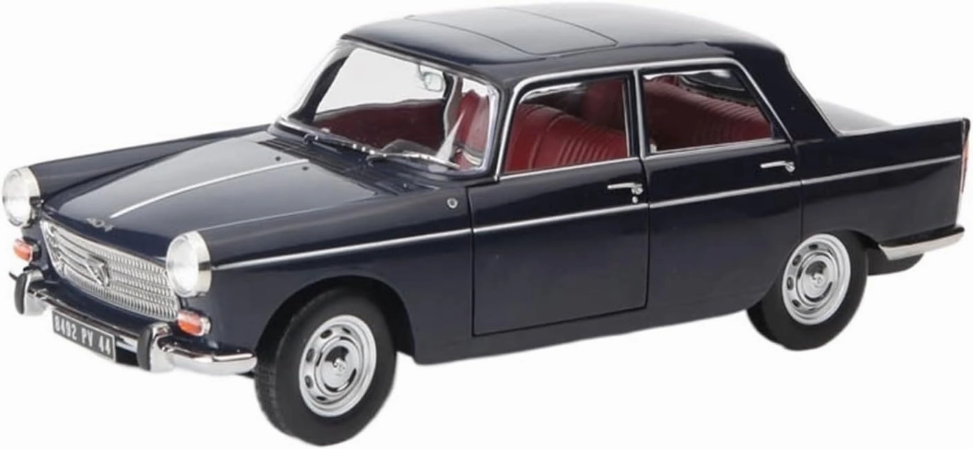 Alloy Resin Car Vehicle Model 1 18 Fit for Peugeot 404 1965 Static Car Model Metal Adult Collection Boy Toy Decoration Ornament Festive Deluxe Gift