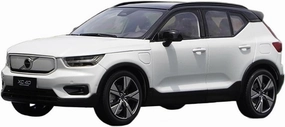 Alloy Resin Car Vehicle Model 1 18 Fit for Volvo Xc40 Model Pure Electric Plate Alloy Simulation Car Model Adult Collection Gift Decoration Festive Deluxe Gift (Color : B)