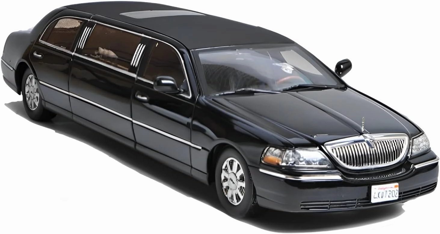 Alloy Resin Car Vehicle Model Fit for Extended Lincoln 1 18 Alloy Simulation Car Model Collectibles Boys Toys Gift Display Festive Deluxe Gift
