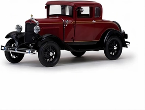 Alloy Resin Car Vehicle Model Fit for Ford A Series 1931 1 18 Red Alloy Classic Car Model Adult Boy Collection Static Souvenir Display Festive Deluxe Gift