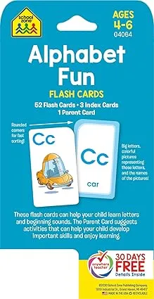 Alphabet Fun : School Zone Flashcards