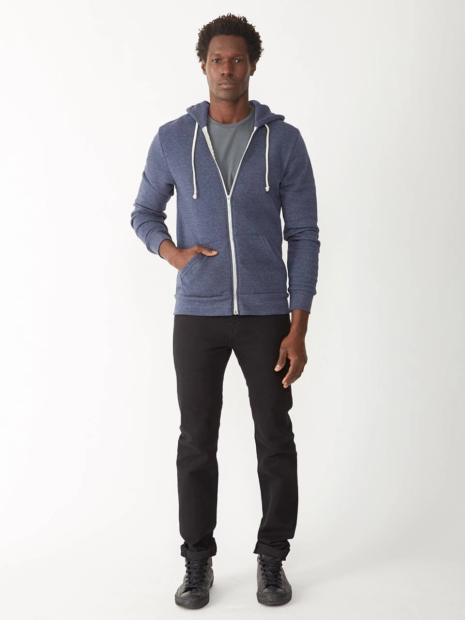 Alternative All Gender Adult's Rocky Eco-Fleece Zip Hoodie