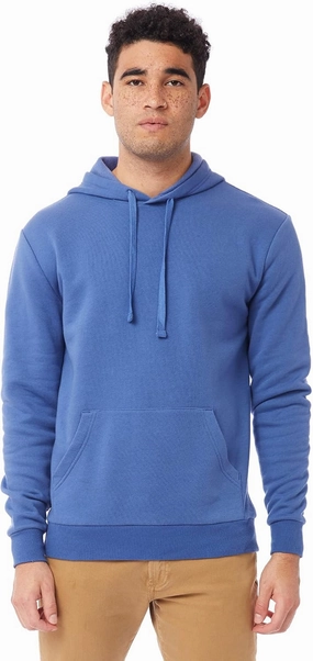 Alternative Men's Hoodie, Eco-Cozy Pullover Lightweight Fleece Hooded Sweatshirt