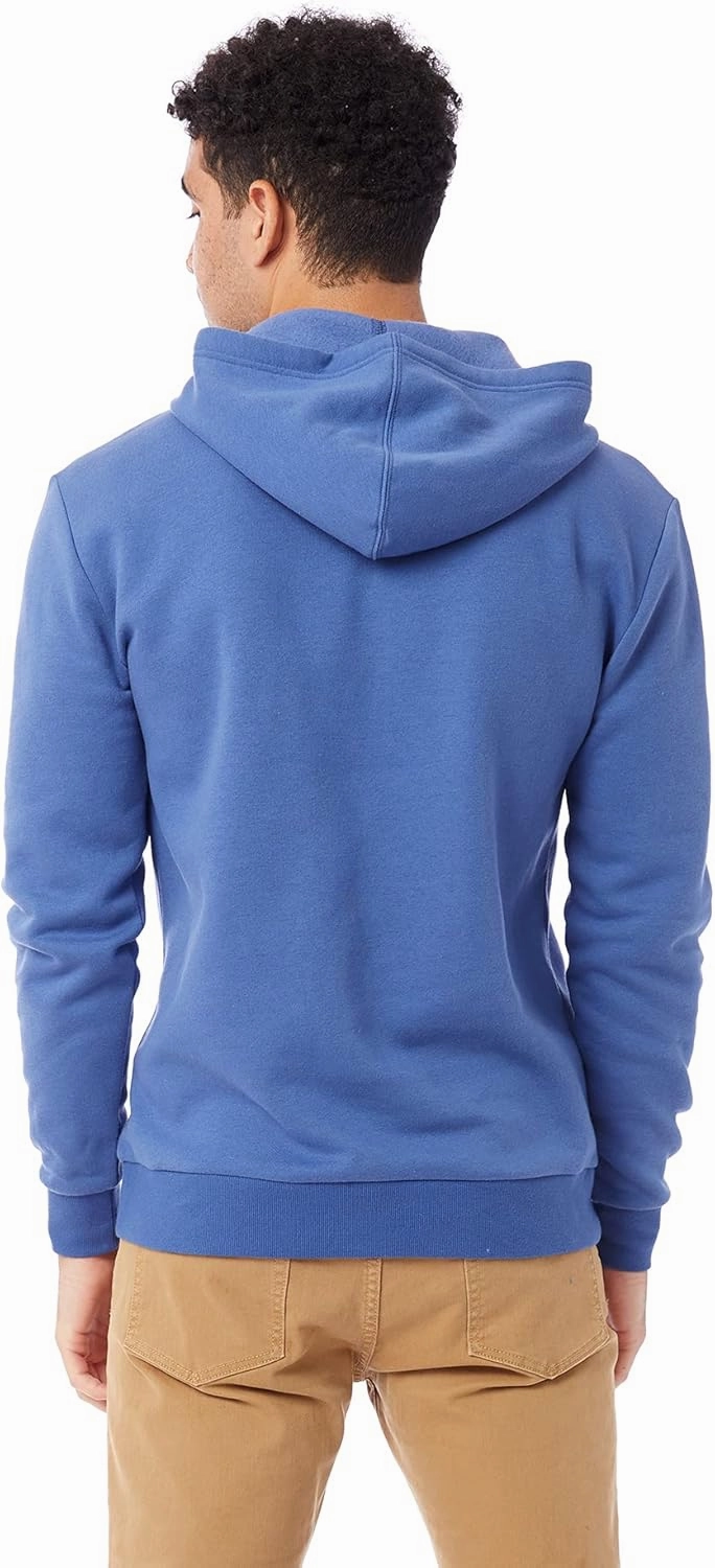 Alternative Men's Hoodie, Eco-Cozy Pullover Lightweight Fleece Hooded Sweatshirt