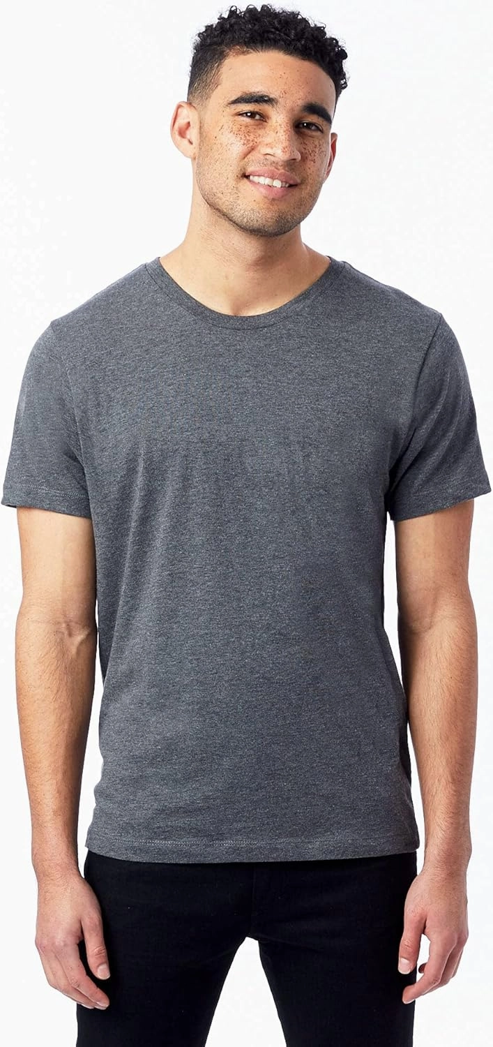Alternative Men's T shirt, Cool Blank Cotton Shirt, Short Sleeve Go-To Tee