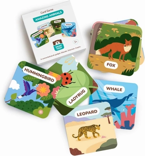 Amazing Animals Card Games for Smart Teddy Bear - Includes Interactive Educational Cards to Develop Speech, Analytical Thinking and Imagination Skills Kids Ages 3 to 5