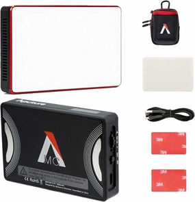 Aputure Amaran MC RGBWW Mini On Camera Video Light,3200K-6500K,CRI/TLCI 96 ,HSI Mode,Support Magnetic Attraction,App with USB-C PD and Wireless Charging