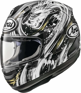 Arai Helmets Corsair-X Kiyonari Helmet (XX-Large, Black/White)