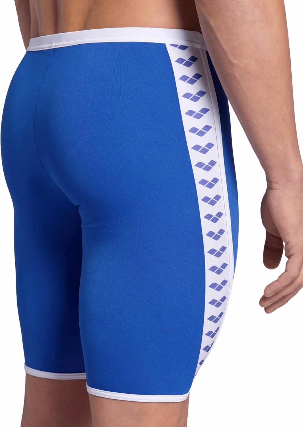 ARENA Men's Icons Solid Swim Jammer MaxLife Athletic Swimwear Professional Training Swimsuit Knee Length Sports Bathing Suit