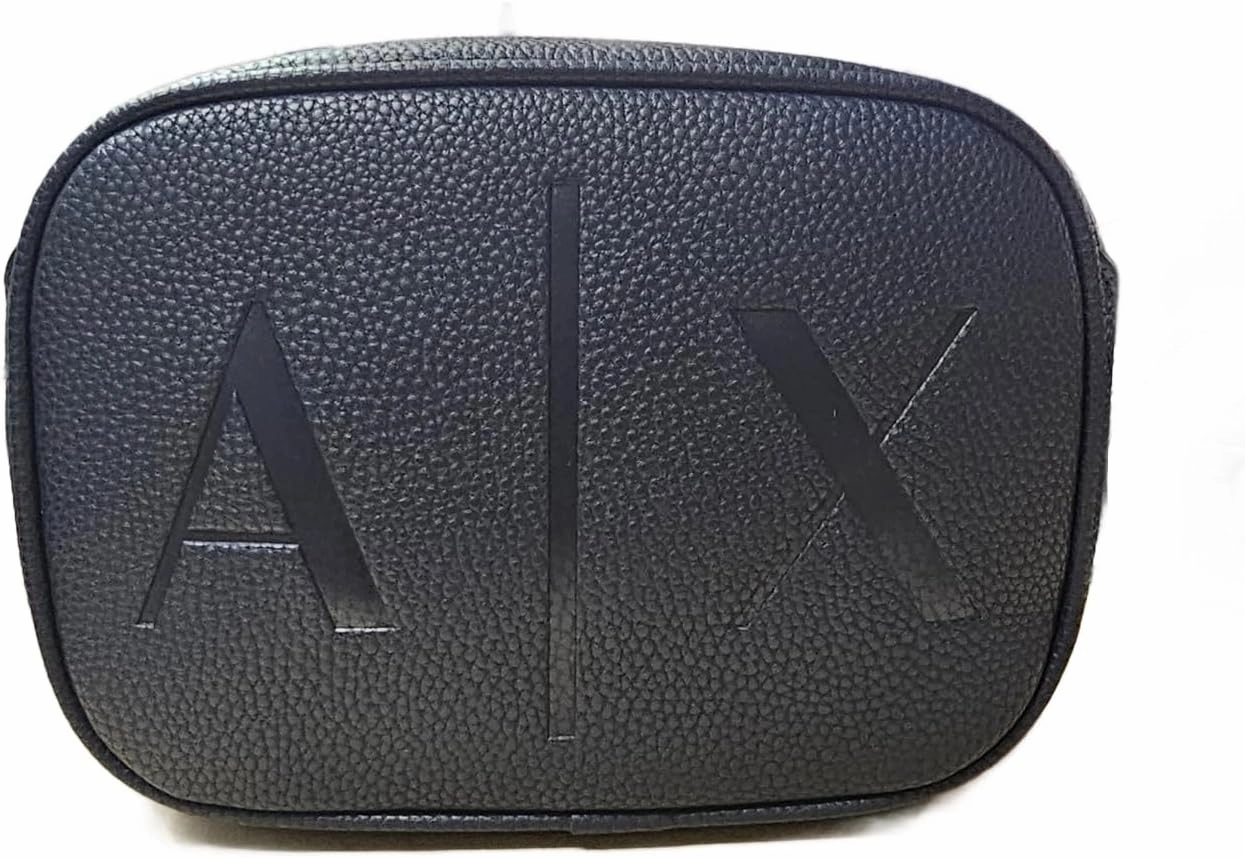 Armani Exchange 942047-PH072 Pebbled Leather With Gunmetal Hardware Women's Shoulder Bag