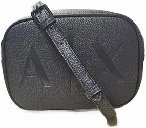 Armani Exchange 942047-PH072 Pebbled Leather With Gunmetal Hardware Women's Shoulder Bag