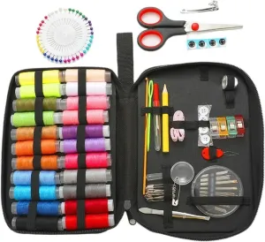 ASWRTYJO Large Reel Needle and Thread Set Sewing Bag Middle Number Sewing Box Set