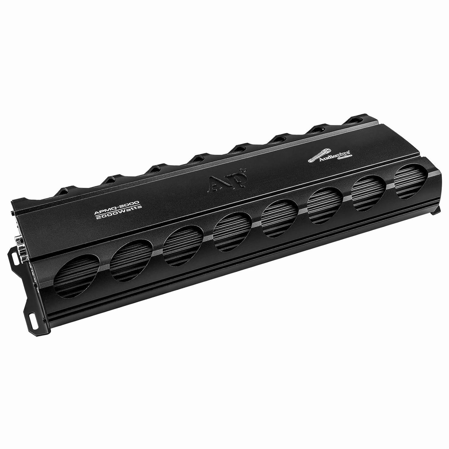 Audiopipe Mini Class D Mono Mosfet Power Amplifier (APMQ-2000), High Performance, 2000W, Compact Design, MOSFET Circuitry, Subsonic Filter, Low-Pass Filter, Reliable Protection, Remote Bass Knob