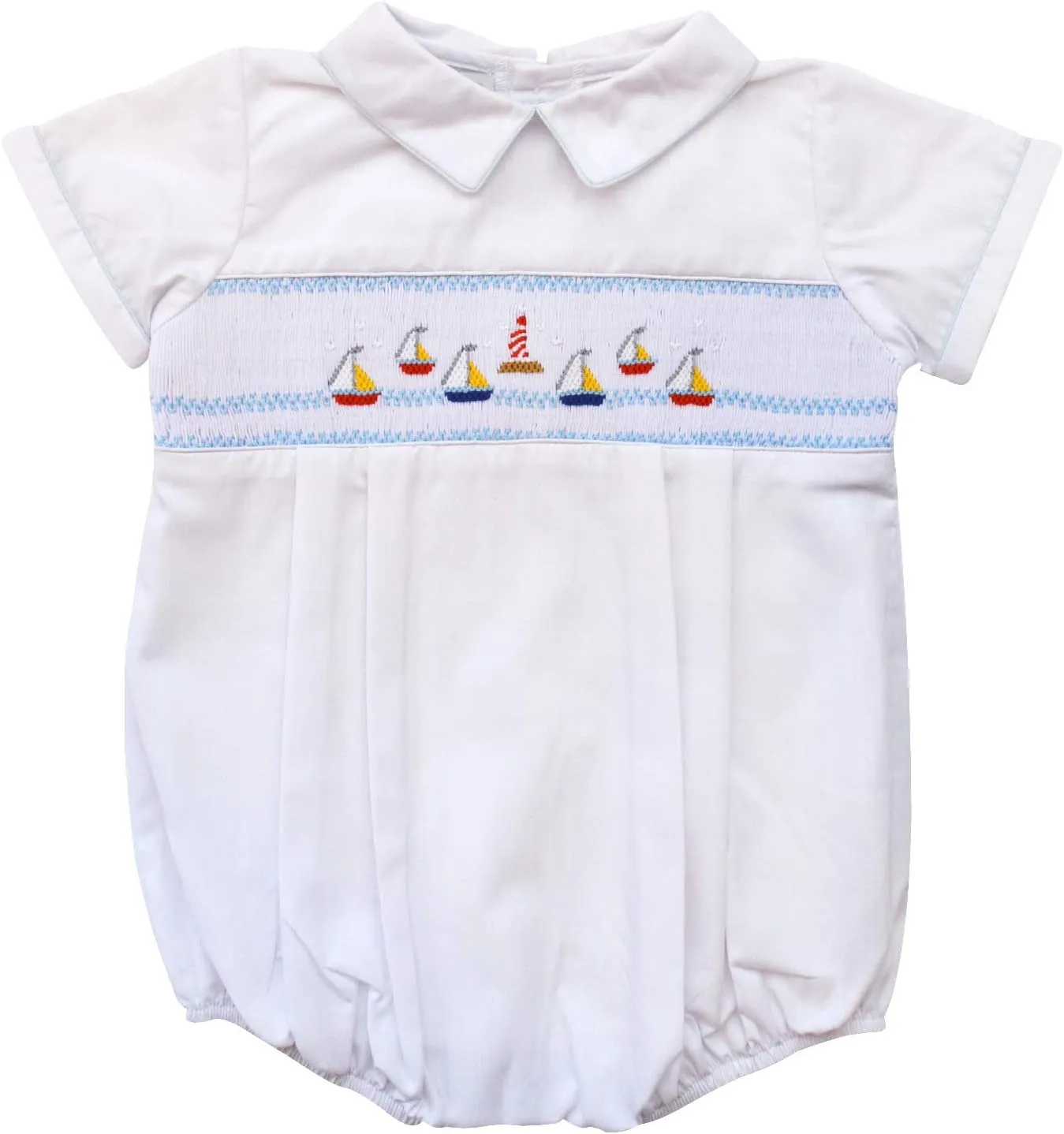 Baby Boys Hand Smocked Classic Creeper
