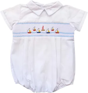 Baby Boys Hand Smocked Classic Creeper