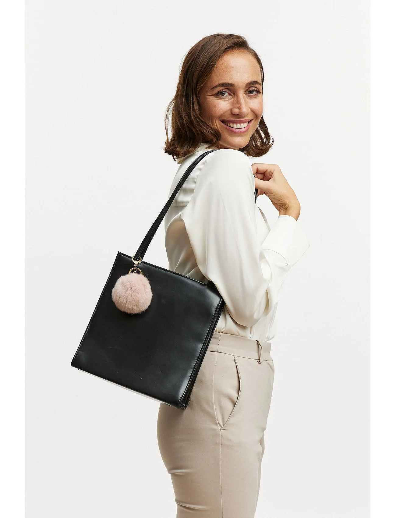 Bagcharm from fur - nude