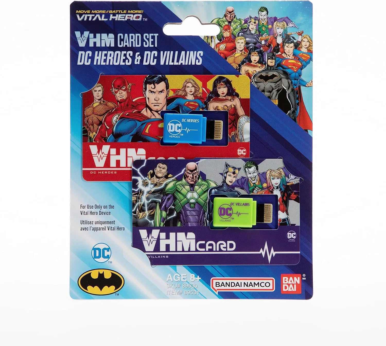 BANDAI DC Memory Card Pack - Collectible Card Pack - Superhero Theme