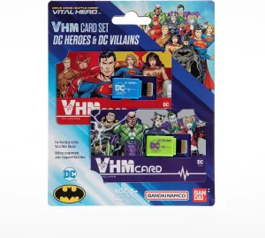 BANDAI DC Memory Card Pack - Collectible Card Pack - Superhero Theme