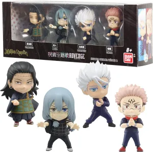 Bandai Namco - Jujutsu Kaisen Adverge Figure Box Set D (Satoru Gojo, Ryomen Sukuna, Suguru Geto, Mahito), Bandai Adverge Figure Box Set