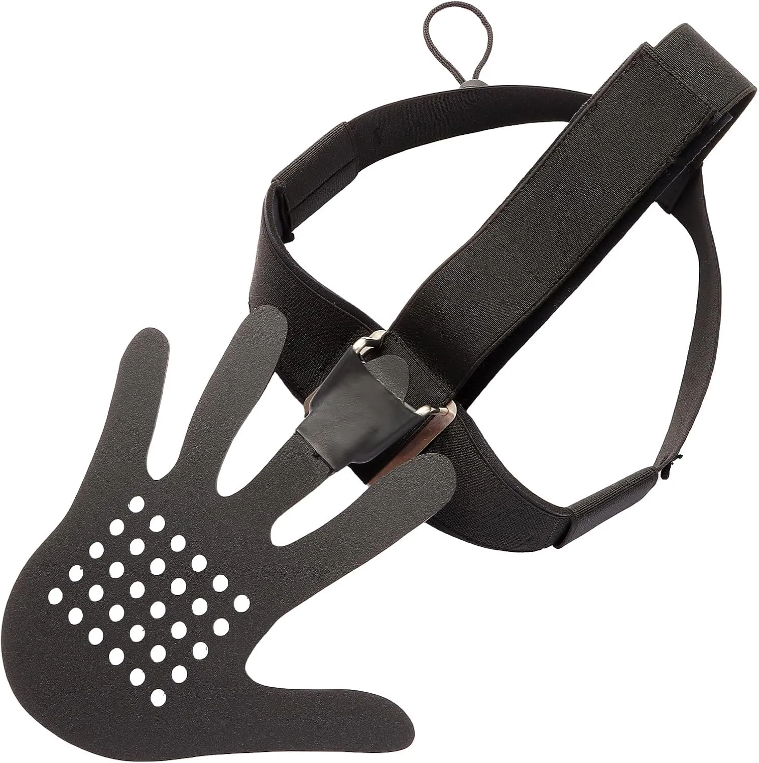 Basketball Training Mask - 3D Defender-Style Vision Blocking Headgear for Dribble & Shooting Defense, Adjustable Strap with Anti-Slip Design Improves Focus, Dribble Blinders, Black