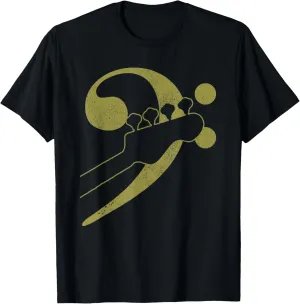 Bass Guitar Clef Bassist Musician Music Bass Player T-Shirt