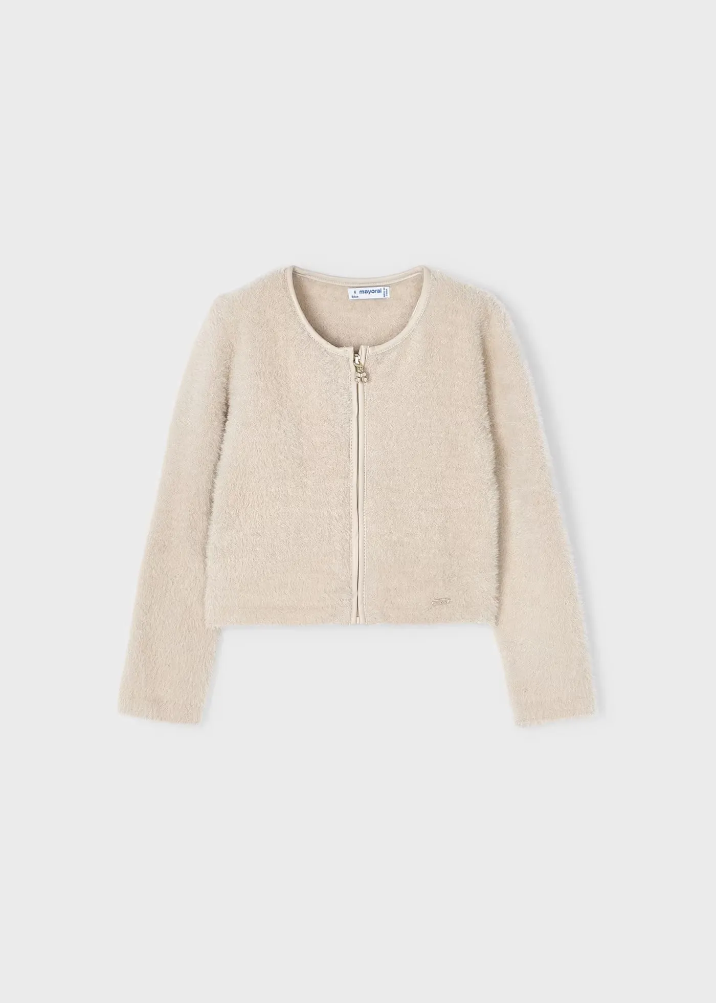 Beige Zip Up Jacket