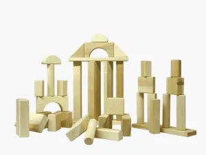 Beka Blocks Standard Set, Traditional 36 piece set
