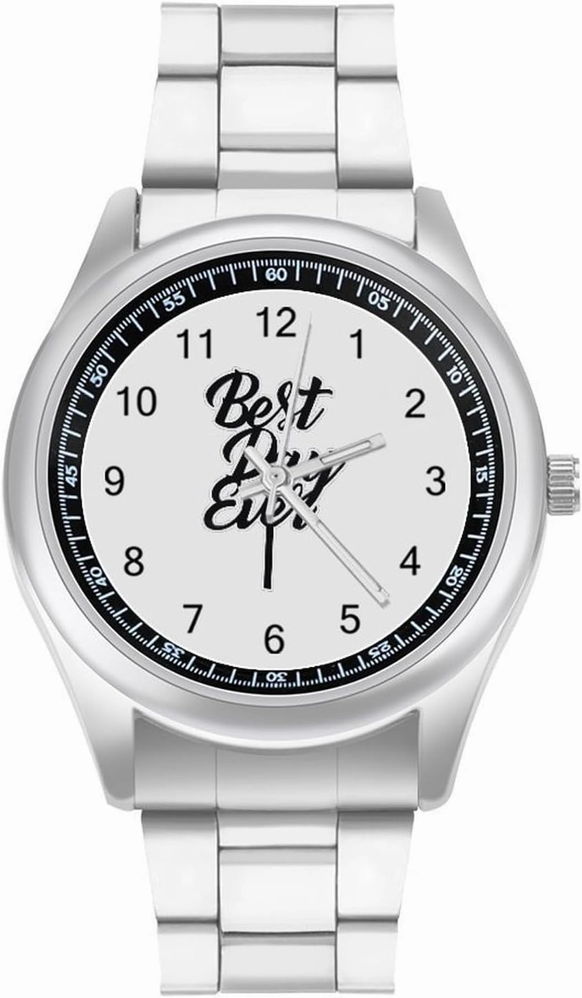 Best Day Ever Casual Wrist Watches for Men Classic Business Dress Watch Big Face for Work Gym