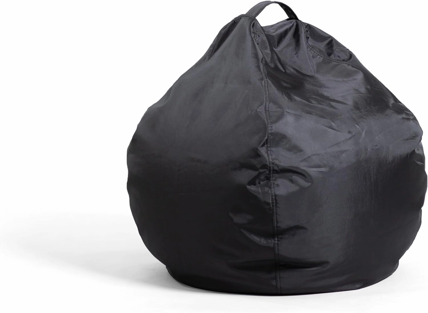 Big Joe Classic Bean Bag Chair, Black Smartmax, Durable Polyester Nylon Blend, 2 feet Teardrop