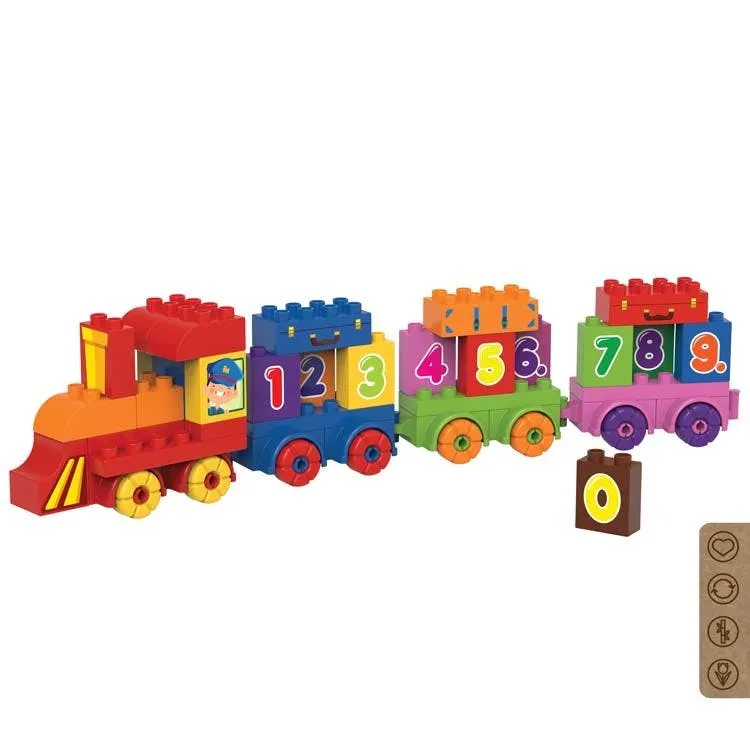 BiOBUDDi Train Construction Set 38Pcs