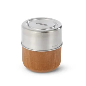Black Blum Glass Lunch Pot - Ø95mm - Almond