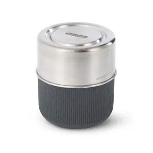 Black Blum Glass Lunch Pot - Ø95mm - Slate