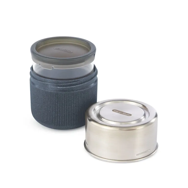 Black Blum Glass Lunch Pot - Ø95mm - Slate