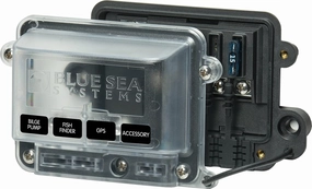 Blue Sea Systems 5056 ST-Blade Water-Resistant 4 Circuit Fuse Block