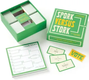Brass Monkey Spork Versus Stork Social Game - Social Party Game with 600  Object Cards for Deciding The Top Subject
