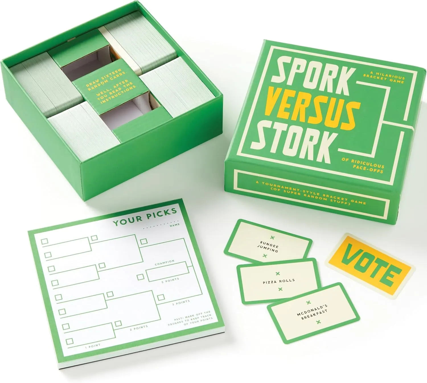 Brass Monkey Spork Versus Stork Social Game - Social Party Game with 600  Object Cards for Deciding The Top Subject