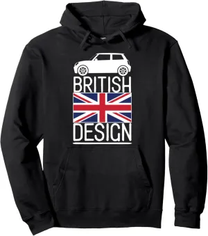 British Classic Car Mini Pullover Hoodie