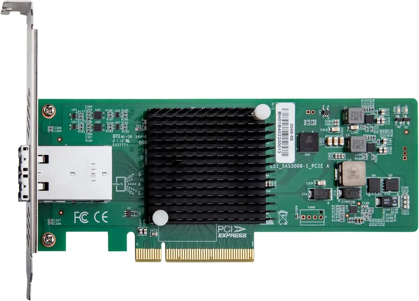 Broadcom PCIe SAS/SATA HBA Card - 2X Mini SAS Ports, Same as LSI 9300-8E