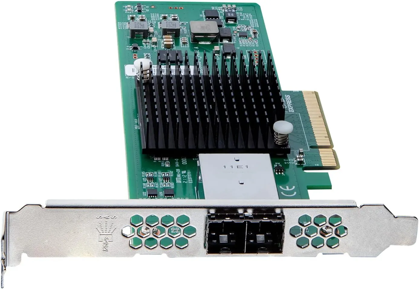 Broadcom PCIe SAS/SATA HBA Card - 2X Mini SAS Ports, Same as LSI 9300-8E