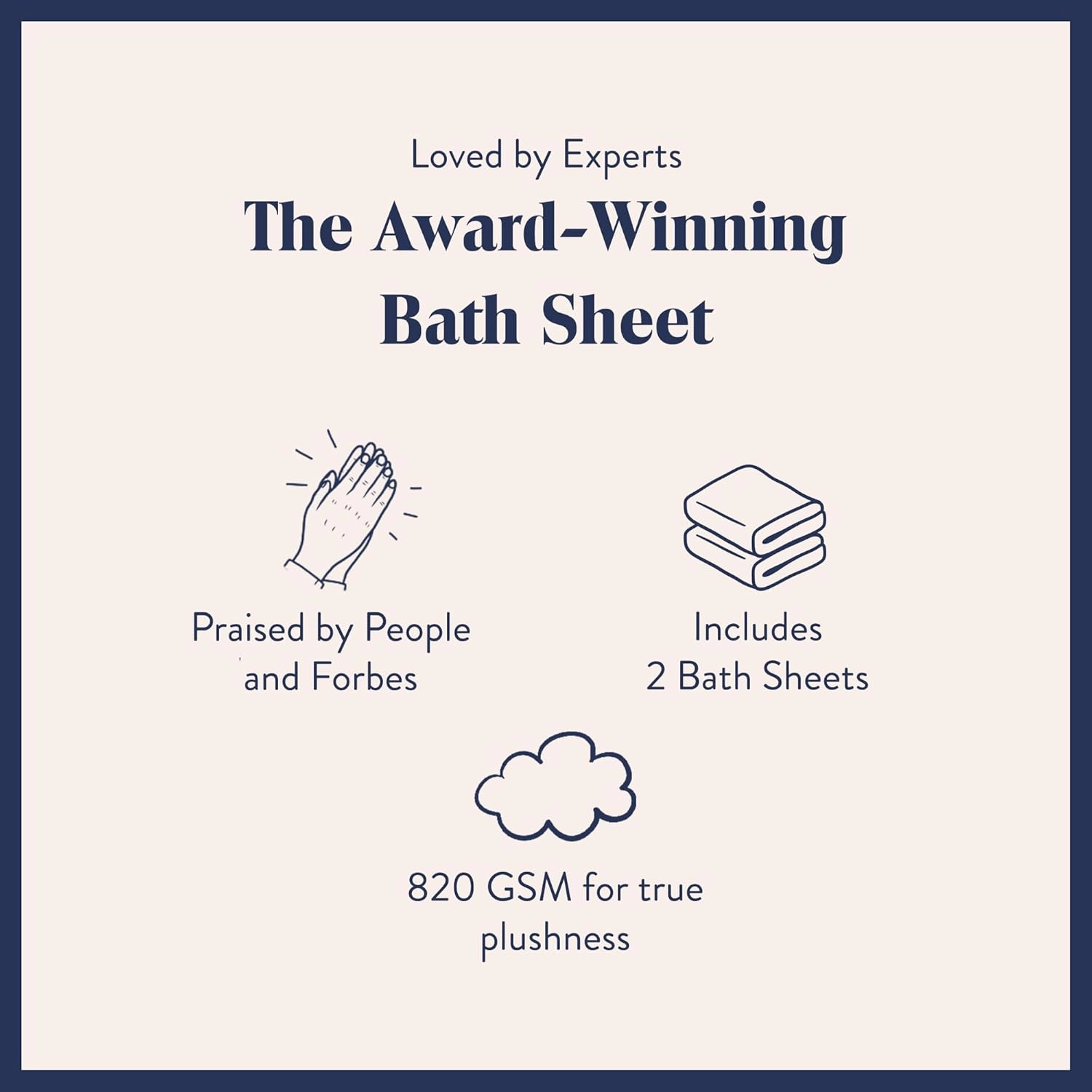 Brooklinen Super-Plush Turkish Cotton Bath Sheets Set of 2 Cotton, 820 GSM, Highly Absorbent, Machine Washable, Perfect for Home & Bathroom (40" x 65", Slate Grey)
