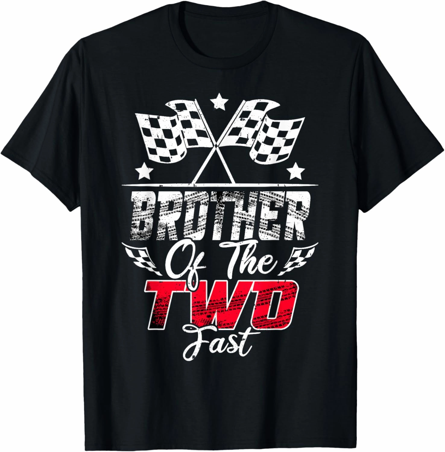 Brother Of The Two Fast Second Birthday Racing Car Family T-Shirt