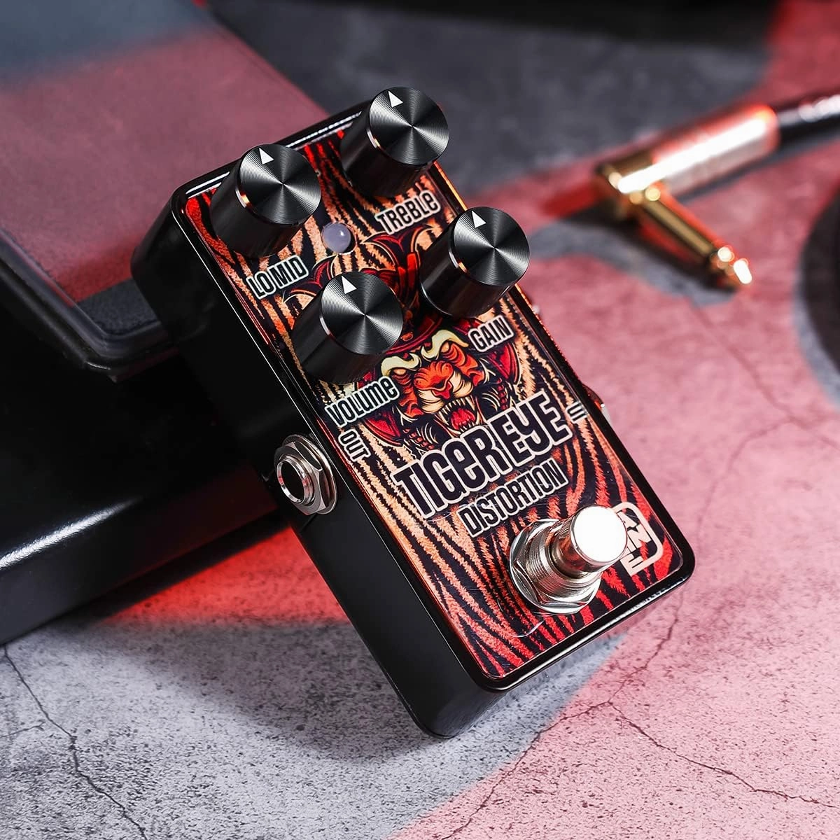 Caline Mini Guitar Distortion Pedal G001 G Series Classic Rock Distortion Effect for Electric Guitar True Bypass
