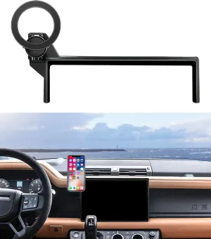 Car Phone Holder for 2022-2025 Land Rover Defender Accessories 11.4-Inch Screen Fixed Clip, 360° Rotation Phone Mount Compatible with MagSafe, Cell Phone Holder Does Not Affect Air Vent