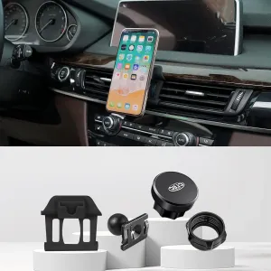 Car Phone Holder Mount Magnetic Fit for BM-W X5 2014-2018 & X6 2015-2019, Custom Fit Car Phone Holder Magnet for Air Vent Dashboard Easy to Install, Mini Car Phone Stand for 3-7 Inch Phone