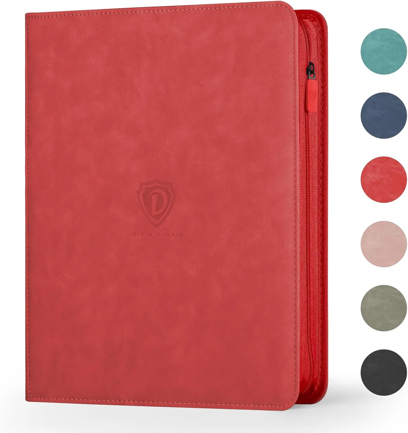 Card Binder with 1024 Cards,16 Pocket Trading Card Binder Includes 32 Page Storage Sleeves,Collection Card Album,Card Holder to Organize and Protect Cards,Red