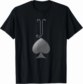 Cards Shirt Jack of Spades Poker Gift T-Shirt