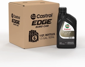 Castrol EDGE Euro 0W-20 LL-17 FE , 1 Quart, Pack of 6