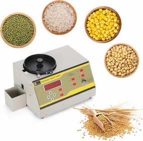 CGOLDENWALL Automatic Counter Counting Machine with Clearance Adjustment knob for Millet Rice Soybean Corn Wheat Sunflower Grain 110V
