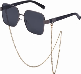Chain Style Elegant Woman Trendy Fashion Sunglasses Outdoor Man Retro