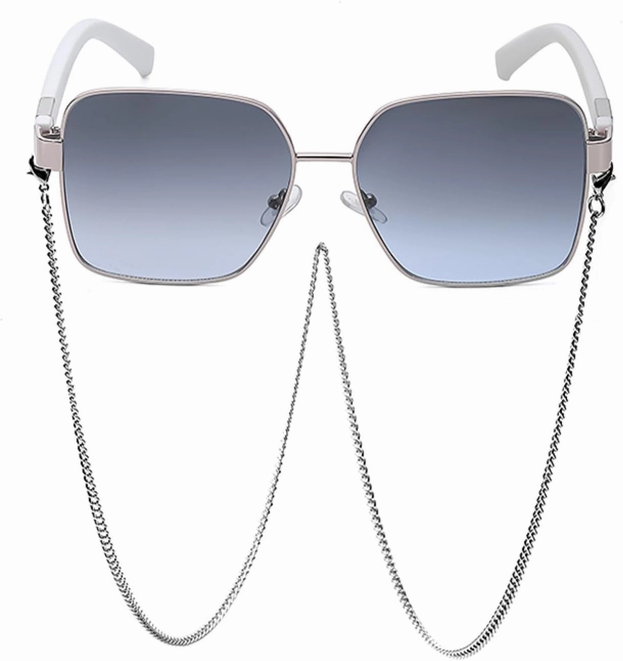 Chain Style Elegant Woman Trendy Fashion Sunglasses Outdoor Man Retro